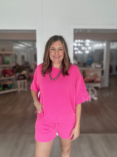 Getaway Top Pink