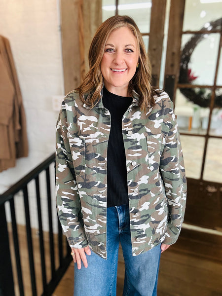 Camo Jean Jacket