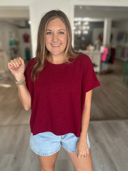Cabernet Cotton Tee