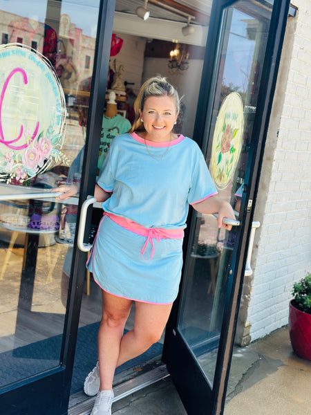 Pink Pullover Top