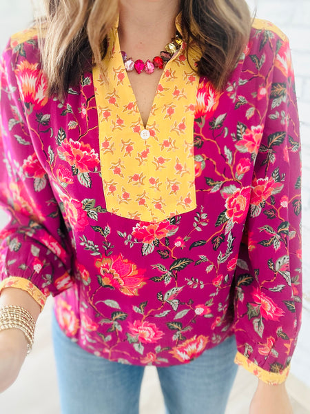 Rose Floral Blouse