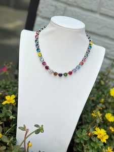 Oakland Necklace in Rainbow