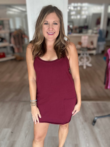 Maroon Athletic Dress