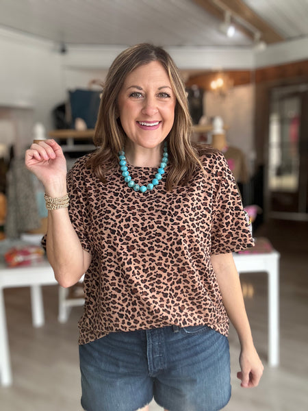 Leopard Basic Top