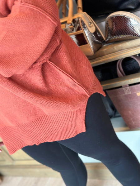Abner Sweater in Rust