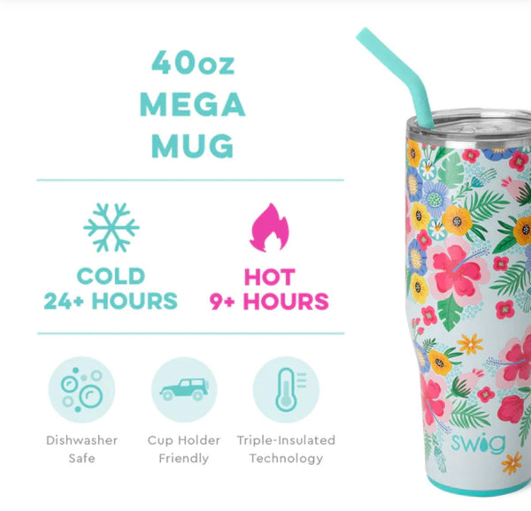 Island Bloom Mega Mug - 40oz