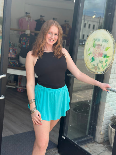 Active Skirt Turquoise