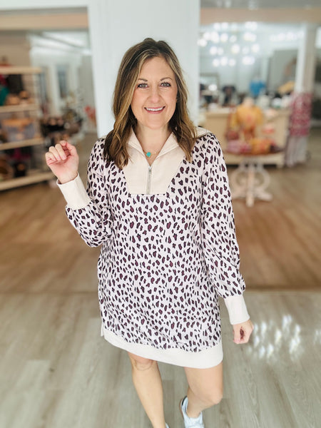 Leopard Mini Dress