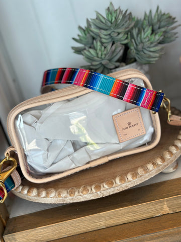 Clear Crosslet in Serape