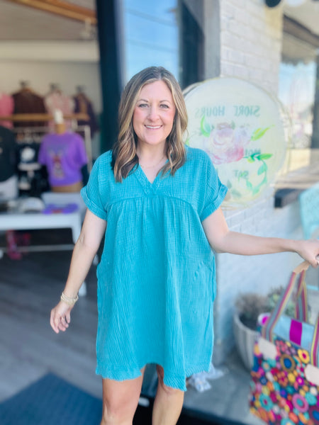 Perfect Teal Dress