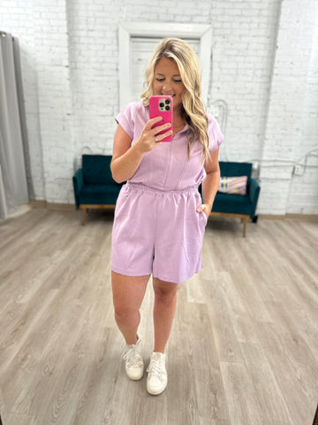 Orchid Romper