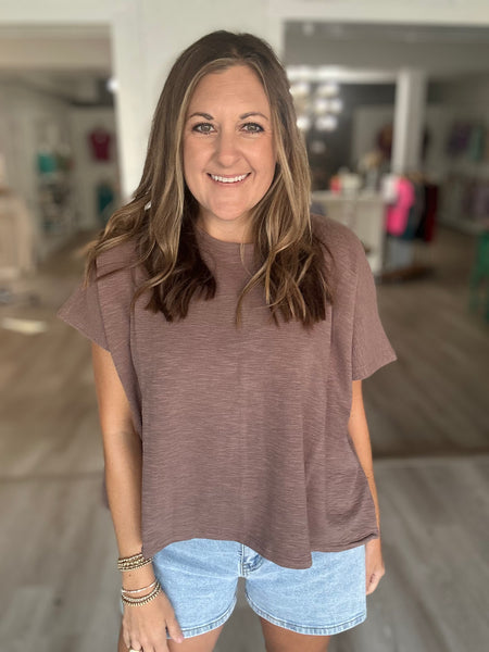 Mocha Cotton Tee