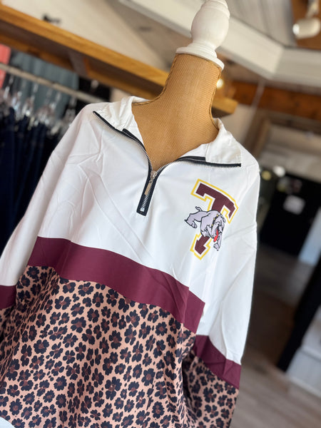 Thorndale Bulldogs Leopard Pullover (T-Bulldog Logo)