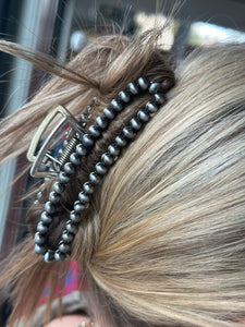 Faux Pearl Large Clip