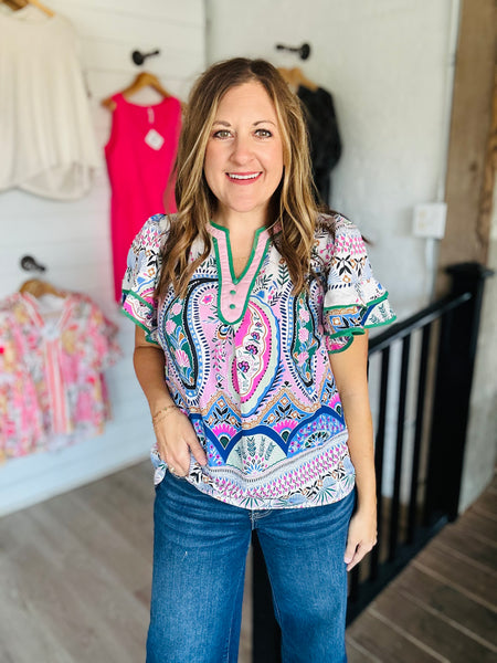 Pretty in Paisley Top