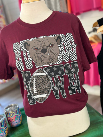 Bulldog Town on Maroon