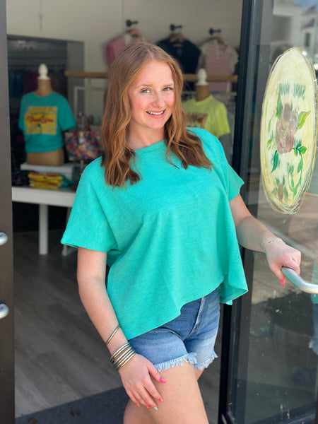 Mint Cotton Tee