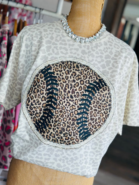 Leopard Baseball/Softball Tee