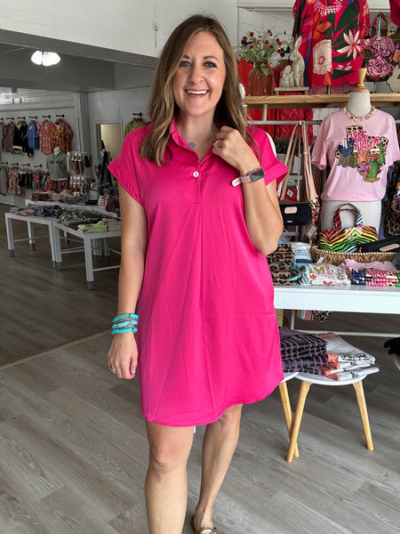 Rose Shift Dress