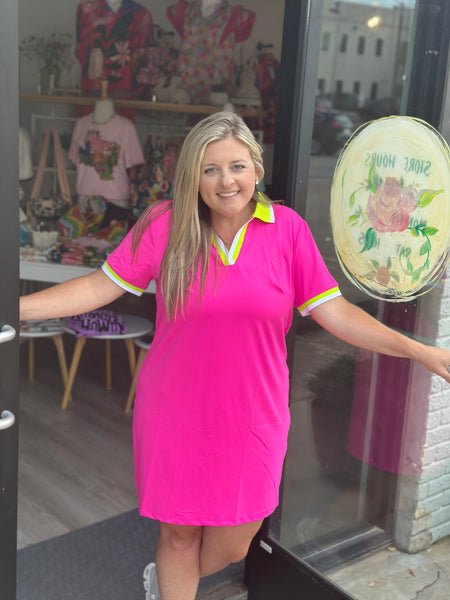 Neon Active Dress