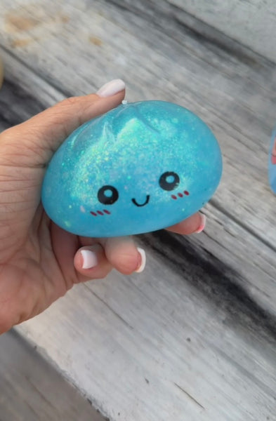 Large Glitter Dumpling Squishy