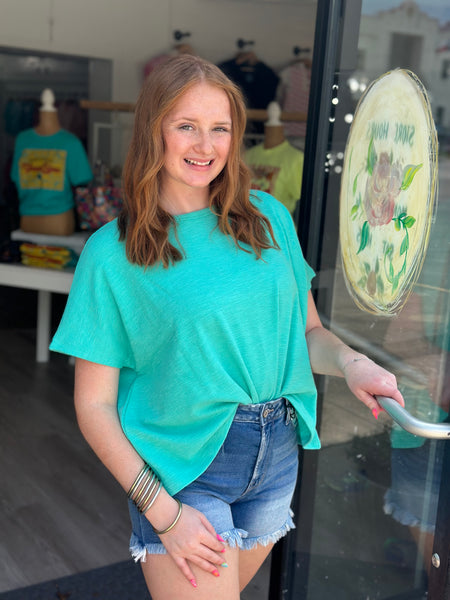 Mint Cotton Tee