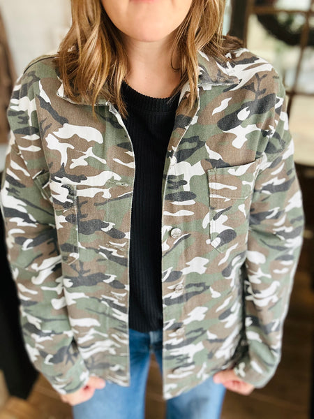 Camo Jean Jacket