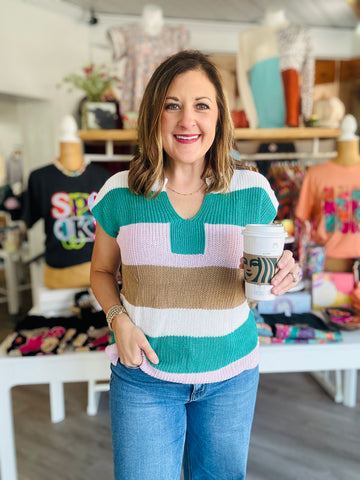 Here We Are Sweater Top