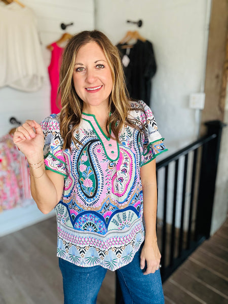 Pretty in Paisley Top