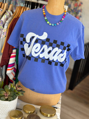 Retro Blue Texas