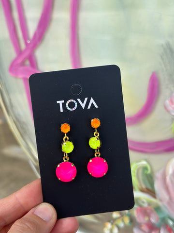 Torin Earrings in Electric Multi