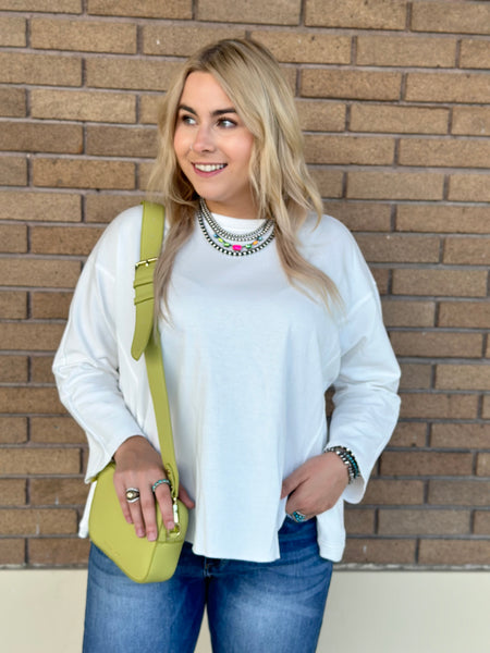 Lovely White Long sleeve