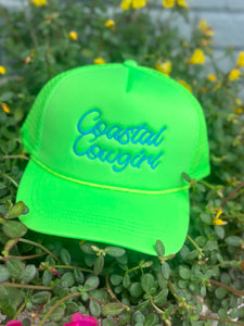 Coastal Cowgirl - Lime/Blue