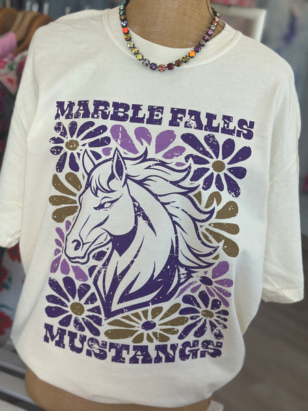 Floral Game Day - Marble Falls Mustangs