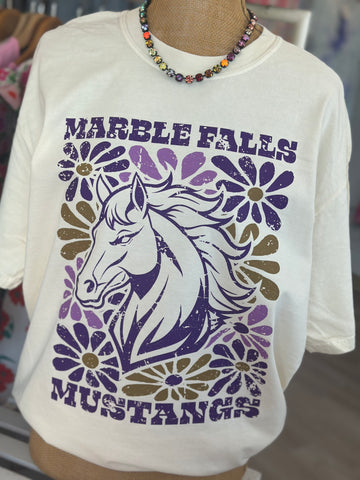 Floral Game Day - Marble Falls Mustangs