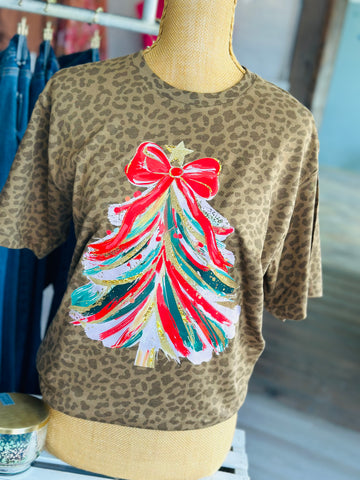 Preppy Painted Christmas Tree