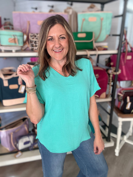 Abby Mint Top