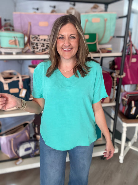 Abby Mint Top