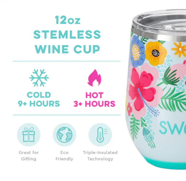 Island Bloom Wine Cup - 12oz