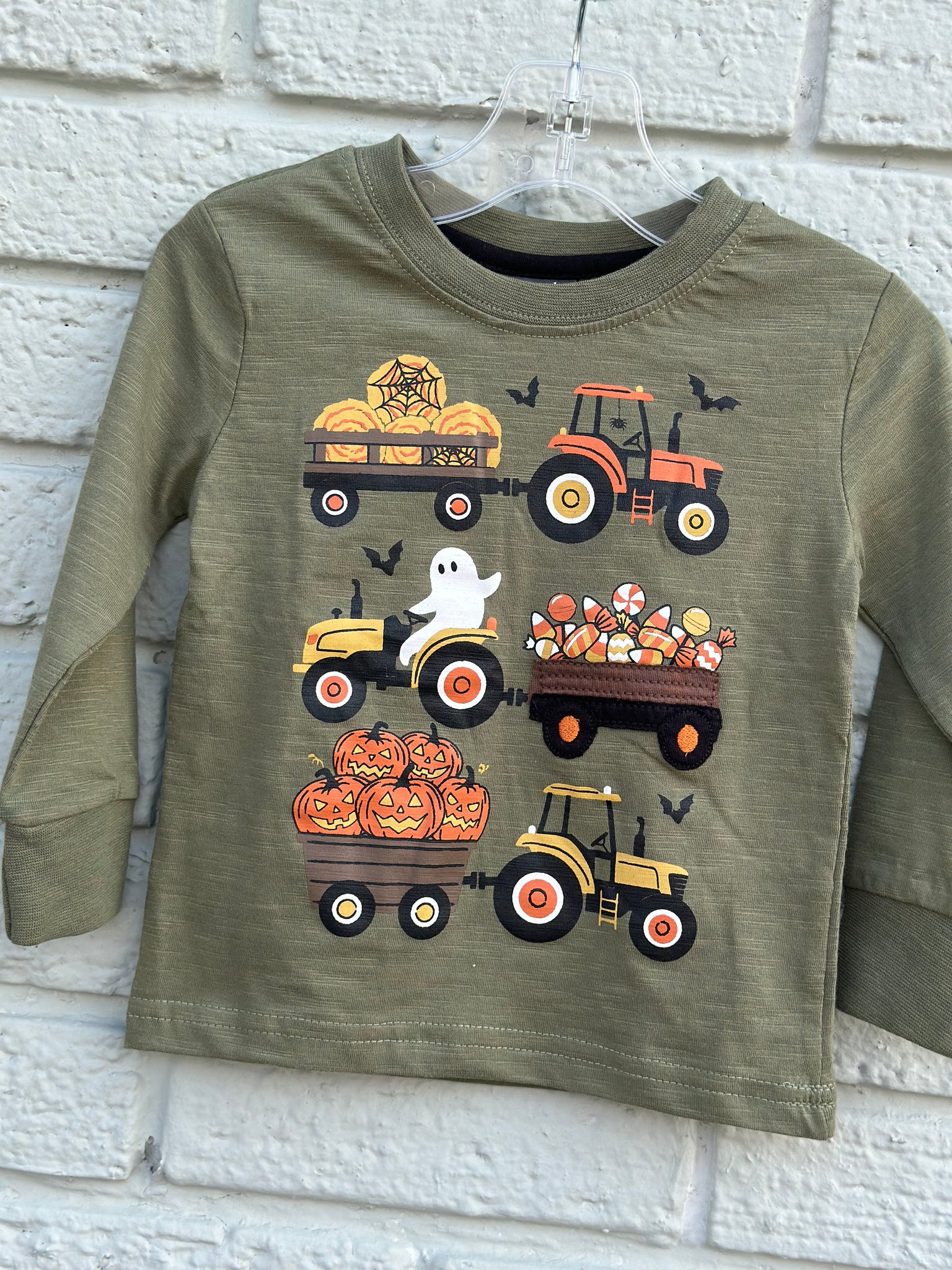 Boys Halloween Tractor Tee