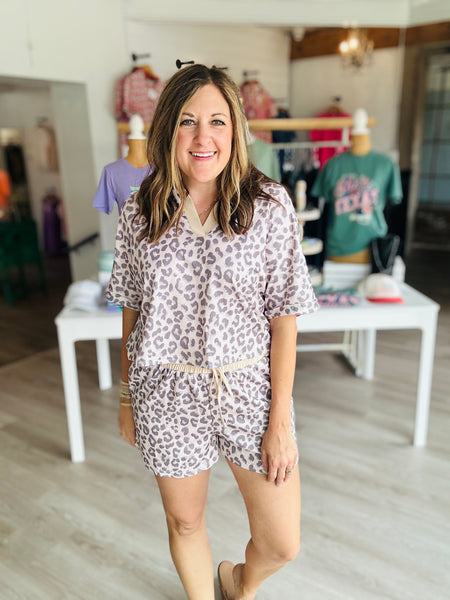 Casual Leopard Top