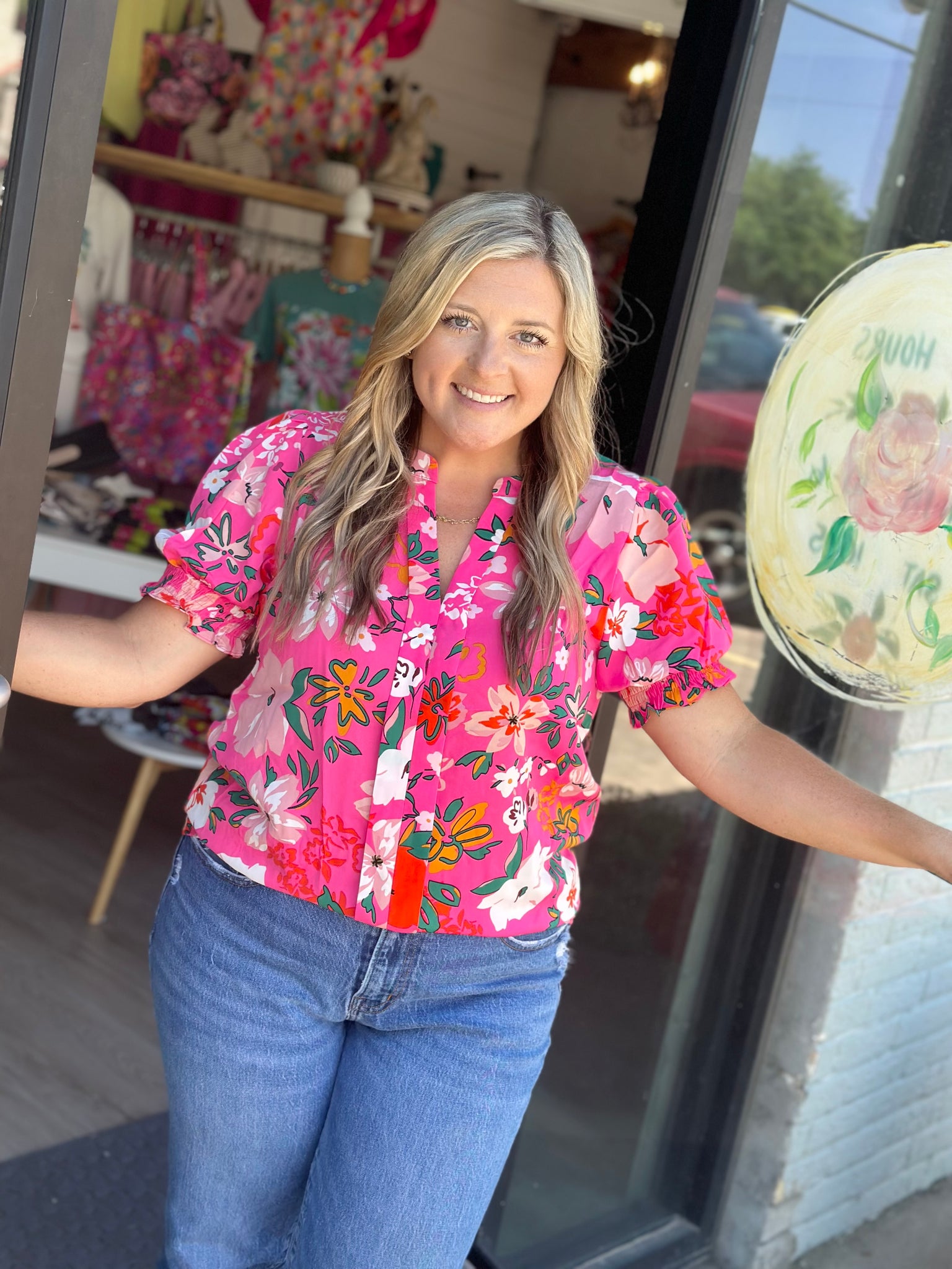Finley Floral Top