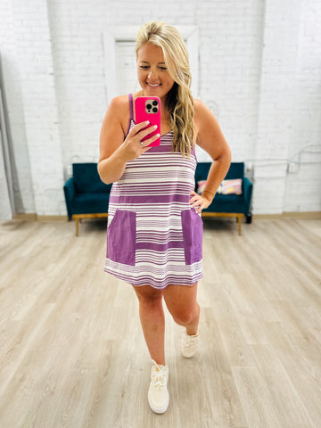 Comfy Days Dress in Purple