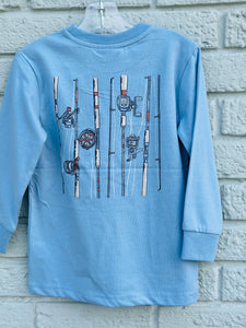 Boys Fishing Reel Tee