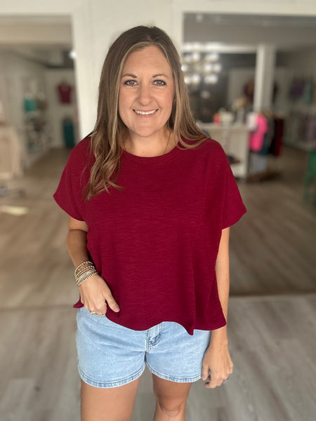 Cabernet Cotton Tee