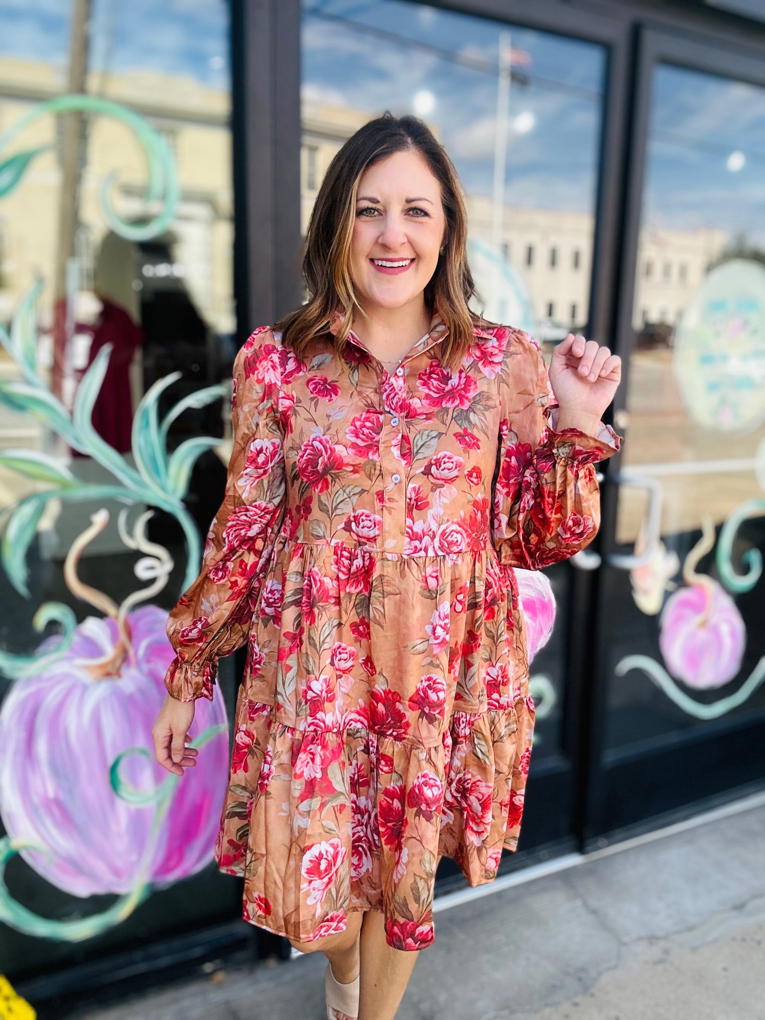 Vintage Floral Dress