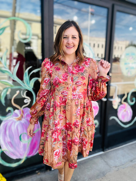 Vintage Floral Dress