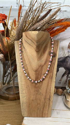 Ws Pink Conch 16” Necklace