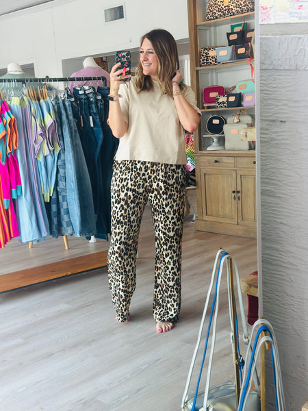 Leopard Print Pant