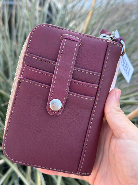 Plum Zippy Wallet